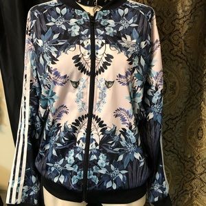 ADIDAS Floral Zip Up